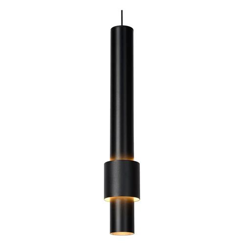 Lucide MARGARY - Suspension - Ø 28 cm - LED Dim. - 3x4W 2700K - Noir - détail 1